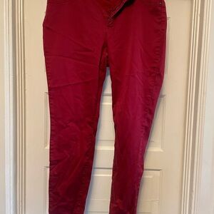 Vibrant Red Pants